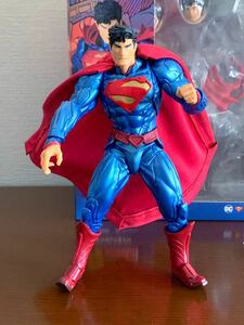 未使用に近い 海洋堂 figurecomplex AMAZING YAMAGUCHI Superman スーパーマン 175mm ABSPVC製 塗装済アクションフィギュア リボルテック