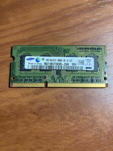 SAMSUNG PC3-10600S ノートPC用メモリ2G