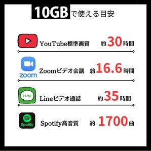 SIM for Japan 日本国内用 180日間 10GB (標準/マイクロ/ナノ)3-in-1 docomo データ通信専用 4G-LTE SIMカード/NTTドコモ 通信網の画像5