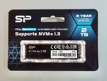 ●SP Silicon Power シリコンパワー 2TB NVMe M.2 2280 SSD P34A60 国内正規品 【新品未開封】●_画像1