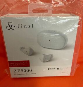 ♪♪【 未使用未開封品】Final ZE3000 Color:WHITE♪♪