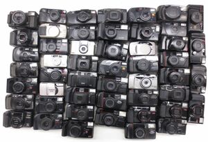 (4952U) Junk zoom camera Nikon TWZOOMQD/MINOLTA MAC-TELEQD/RICOH zoom-70DATE etc. together set 50 pcs operation not yet verification including in a package un- possible 