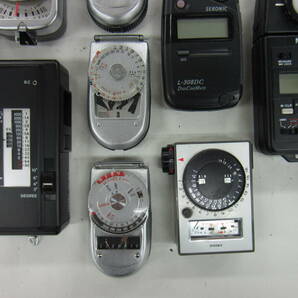 (4836K)ジャンク露出計 FLASH METER L-256D LEADER DX-2 STUDIO DX L-28C2 ZOOM METER L-228等まとめて大量セット22点 動作未確認 同梱不可の画像6