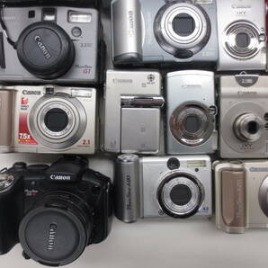 (4913U)ジャンク Canon IXYDIGITAL60 -800IS -L2 PowerShotA20 -S5IS -G2 -TX1 等 まとめて 大量セット 72台 動作未確認 同梱不可の画像3