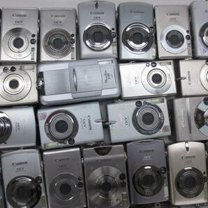 (4913U)ジャンク Canon IXYDIGITAL60 -800IS -L2 PowerShotA20 -S5IS -G2 -TX1 等 まとめて 大量セット 72台 動作未確認 同梱不可の画像4
