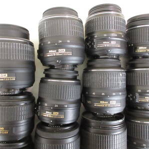 (4928N)ジャンク Nikon DX AF-S NIKKOR -18-55mm 3.5-5.6G ED AF-P -18-55mm 3.5-5.6G VR等ニコンまとめてセット 20本 動作未確認 同梱不可の画像2