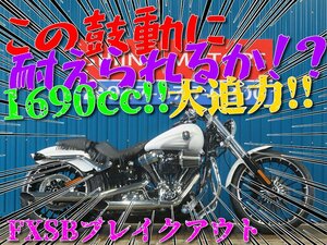 ■『オプション７万円分プレゼントキャンペーン』４月末まで開催■日本全国デポデポ間送料無料！ハーレー FXSB ブレイクアウト 42246 車体