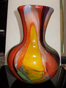 カメイグラス KAMEI GLASS 花瓶 高さ23cm