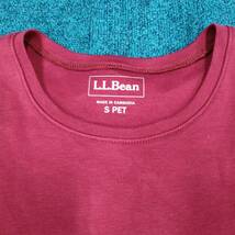 060415　263138　L.L.Bean　エルエルビーン　Tシャツ　長袖シャツ　ワイン・ボルドー系カラー　サイズS　レディースファッション　服飾　_画像5