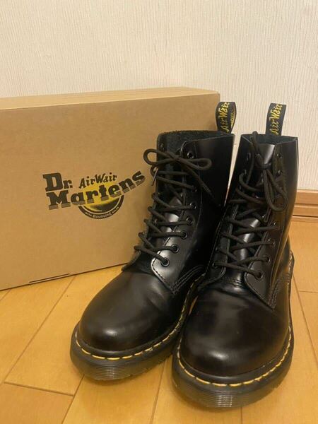 美品◆ドクターマーチン 8ホール Dr Martens レザー レースアップ ブーツ　パスカル◆UK6