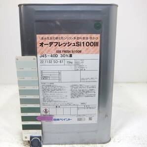 ■ＮＣ 水性塗料 コンクリ グリーン系 □日本ペイント オーデフレッシュSi100 III ★3/シリコンの画像1