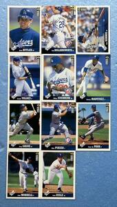 アッパーデック MLB 1998 ロサンゼルス ドジャース 選手 カード 11枚 セット マイク ピアザ トレカ 入り メジャーリーグ Upper Deak UD