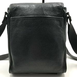 美品●バーバリーブラックレーベル BURBERRY BLACK LABEL メンズ ビジネス ショルダーバッグ ボディ ウエストポーチ レザー ブラック 黒の画像3