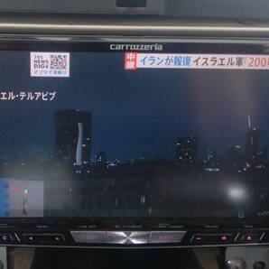 動作確認済み スズキ純正OP カロッツェリア サイバーナビ AVIC-ZH0007 HDD DVD CD Bluetooth フルセグの画像2