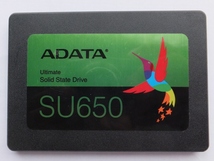 ADATA製2.5インチ 120GB SATA SSD SU650　稼働時間少_画像1