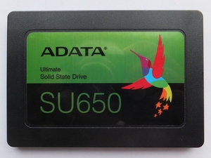ADATA製2.5インチ 120GB SATA SSD SU650　稼働時間少