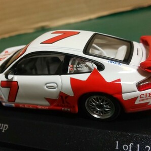 ☆美品 ☆未展示 ★ミニチャンプス 1/43 ポルシェ 911 GT3 Cup デイトナ250 2003 No.7 Lacey/Wilkins・Team Doncaster. 400 036907の画像6