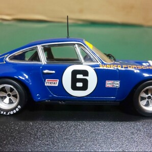 ★ミニチャンプス 1/43 ポルシェ911 カレラ RSR 2.8 #6 デイトナ24h 1973 チーム Penske 430 736906の画像7