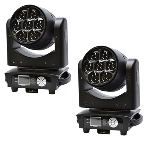  new goods 2 pcs 1 set LEDRGBW/4in1/7×40W/WASH + BEAM/2in1 light weight BeeEyes moving woshu light / zoom with function / Mai pcs lighting business use / stage light 