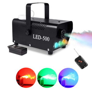 即納/新品LED RGB3ni1/500W強力スモークフォグマシンワイヤレスリモコン対応/舞台照明/業務用/舞台特効/ステージライト