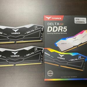 TEAMGROUP T-Force Delta RGB DDR5 6200MHz メモリ32GB (16GB x 2枚)