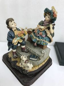 置物 オブジェ インテリア ビンテージ 木彫り人形 陶器人形 ANRI 人形 洋風