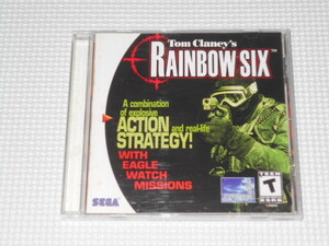 DC*TOM CLANCY'S RAINBOW SIX overseas edition North America version control number 2 Dreamcast * box attaching * instructions attaching * soft attaching 