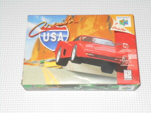 N64★Cruis'n USA Cruisin 海外版 端子清掃済★箱付・説明書付・ソフト付