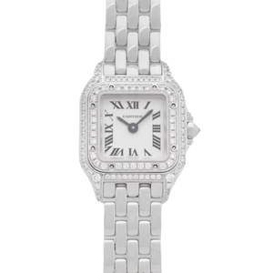 [2023 year written guarantee attaching ] Cartier Panthere de Cartier Mini WJPN0019 WG wristwatch bezel diamond lady's 40803000905[ a la mode ]