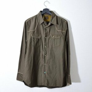 【未使用】75%OFF ロストコントロール L19S1-2011 Piping Western Shirts ウエスタンシャツ 長袖シャツ