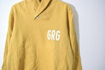 GERUGA GR-C-69 SHAWL COLLAR HEAVY SWEAT SHIRTS スウェット イエロー_画像3