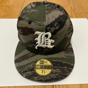 ニューエラ　バックチャンネル　迷彩キャップ　59FIFTY 58.7cm