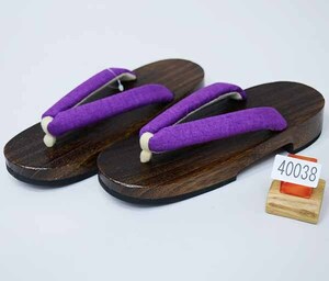  geta roasting . geta for women nose .. color is purple color free size conform pair size 23cm~25cm new goods ( stock ) cheap rice field shop NO40038