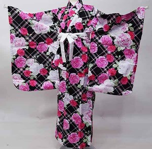  yukata brand new single goods woman . girl 7 -years old ~8 -years old 7 -years old ~8 -years old 120 size conform height 115cm~125cm letter pack post service flight possible new goods ( stock ) cheap rice field shop NO40091