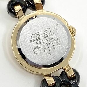 SEIKO 腕時計 ブレスウォッチ ラウンド ドットインデックス 2針 クォーツ quartz ゴールド 金 セイコー Y733の画像8