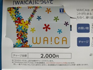 【送料無料】薬王堂 株主優待 WA!CA 2000円分