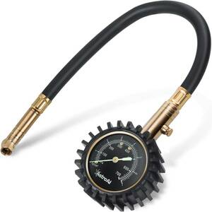 5.AstroAI air gauge tire gauge 700KPA empty atmospheric pressure gauge empty atmospheric pressure total self luminescence function truck automobile bike bicycle .