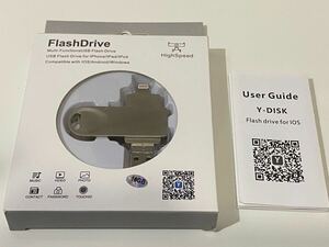 Flash Drive 16GB、iphone ライトニング、USB、マイクロUSB、中古品