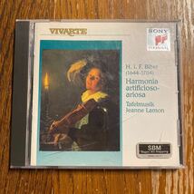 中古CD ビーバー 技巧的で楽しい合奏 ターフェルムジーク BIBER HARMONIA ARTIFICIOSO ARIOSA TAFELMUSIK_画像1