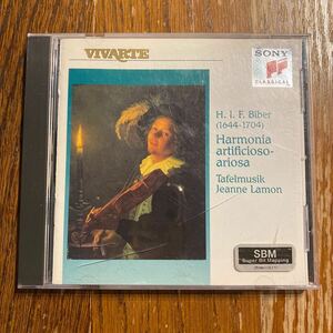 中古CD ビーバー 技巧的で楽しい合奏 ターフェルムジーク BIBER HARMONIA ARTIFICIOSO ARIOSA TAFELMUSIK