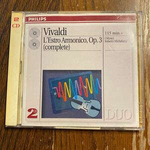 中古CD ヴィヴァルディ 協奏曲集 調和の幻想 作品3 イ・ムジチ合奏団 Vivaldi L'Estro Armonico Op.3 I Musici Roberto Michelucci PHILIPS