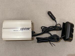 POWER SOCKET 180W 12V-100V RATED POWER 150W インバーター 