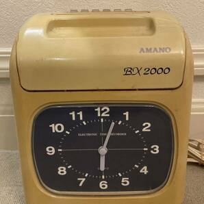 AMANO BX2000 EX3000 タイムレコーダー タイムカード A B アマノ タイムカードマシン 電子タイムレコーダー の画像5