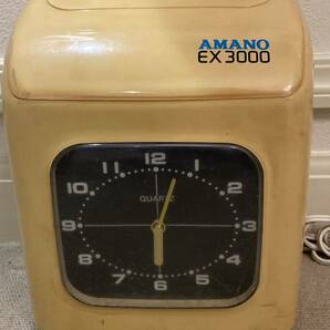 AMANO BX2000 EX3000 タイムレコーダー タイムカード A B アマノ タイムカードマシン 電子タイムレコーダー の画像2