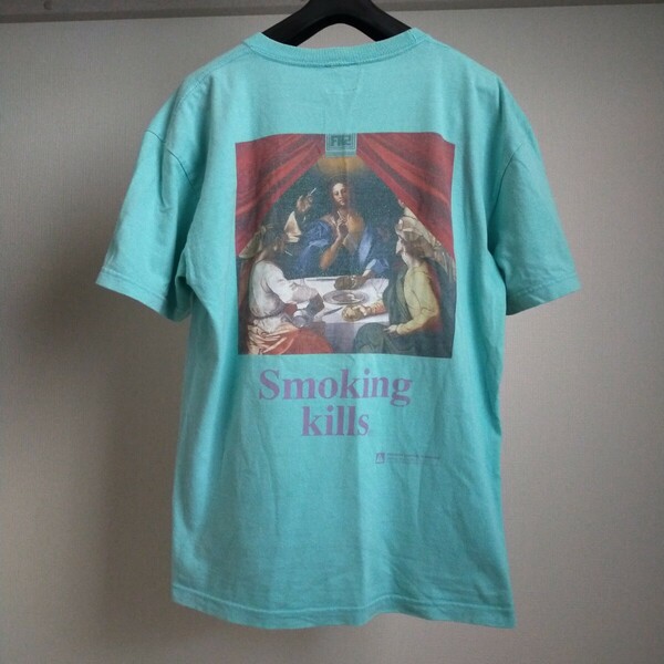 FR2 Smoking Kills 絵画Tシャツ 月桃 エフアールツー スモーキングキルズ