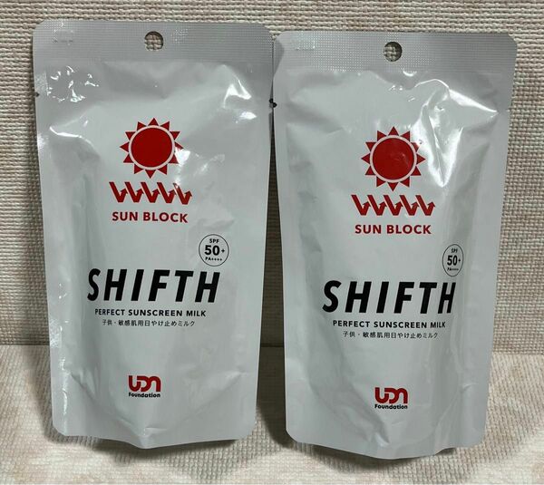 【新品】SHIFTH SFパーフェクトサンスクリーンミルクSPF50+・PA++++ 敏感肌用日やけ止めミルク