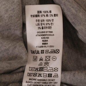 BURBERRY バーバリー 21SS 8028904 ホースフェリープリントロゴTシャツ グレー S トップス コットン メンズ 中古の画像8