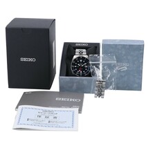 SEIKO セイコー SBSC003 4R34 5スポーツ SKX Sports Style シースルーバック 自動巻き 腕時計 シルバー_画像8