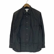 COMME des GARCONS SHIRT 18AW W26021 ブラック コットン パッチワーク ドレスシャツ S メンズ_画像2