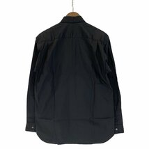 COMME des GARCONS SHIRT 18AW W26021 ブラック コットン パッチワーク ドレスシャツ S メンズ_画像3